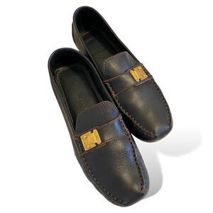 LOUIS VUITTON Suhali Leather Loafers |Size: 37.5|